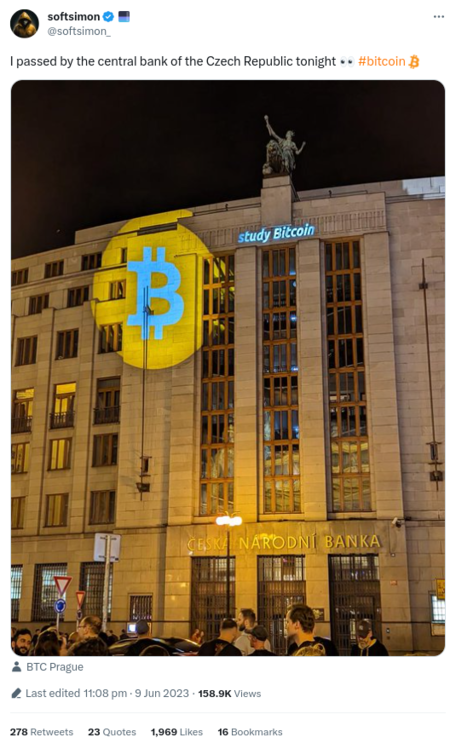 btc cnb ceska narodni banka twitter